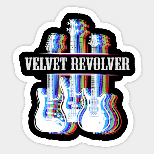 VELVET REVOLVER BAND Sticker by xsmilexstd